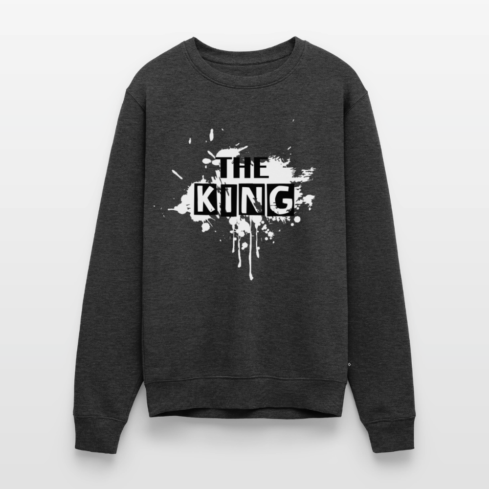 Männer Premium Pullover - Anthrazit meliert