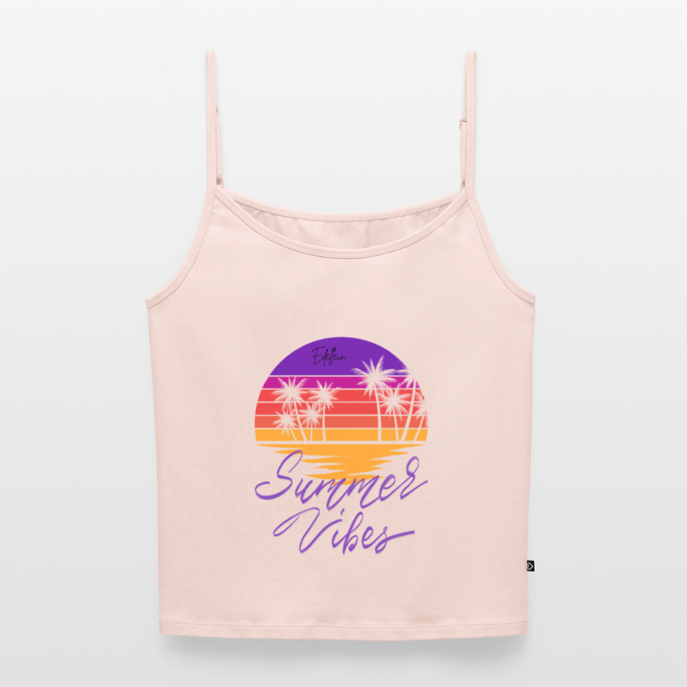 Frauen Spaghetti Tank Top - Puderrosa