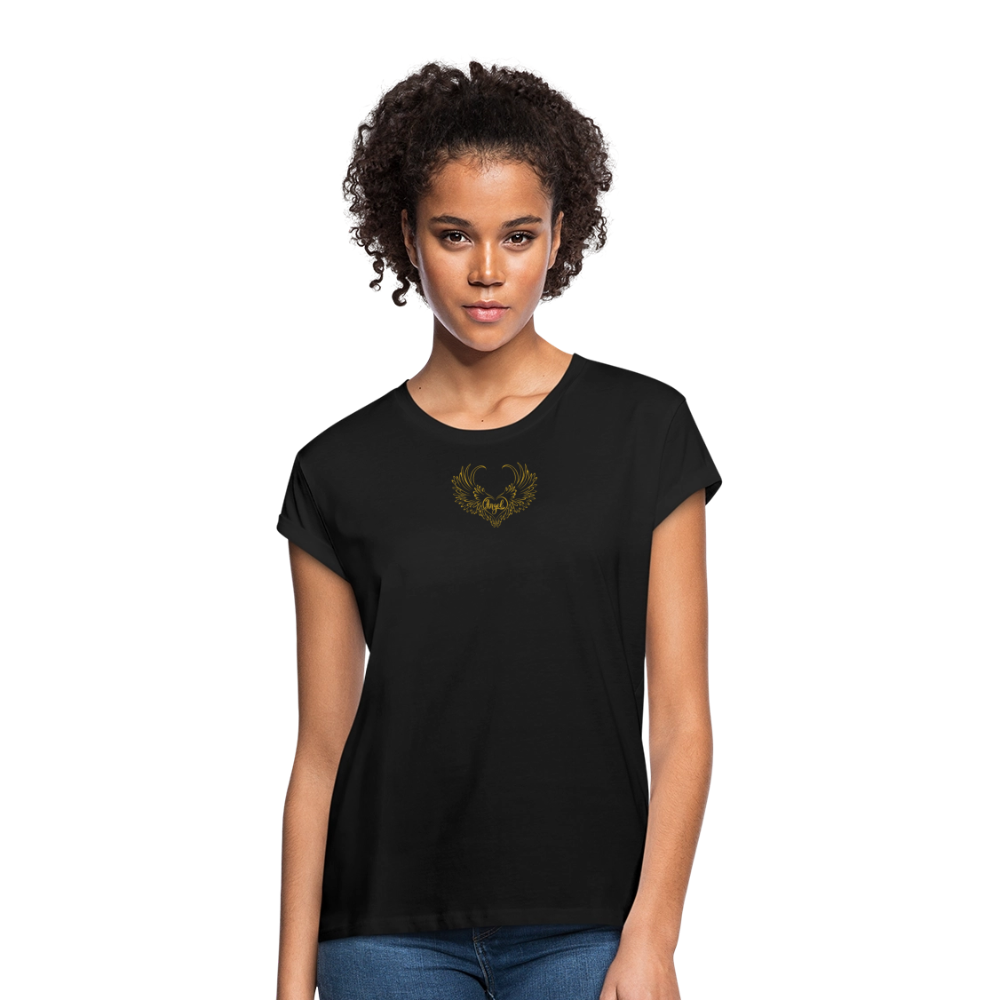 Frauen Oversize T-Shirt - Schwarz