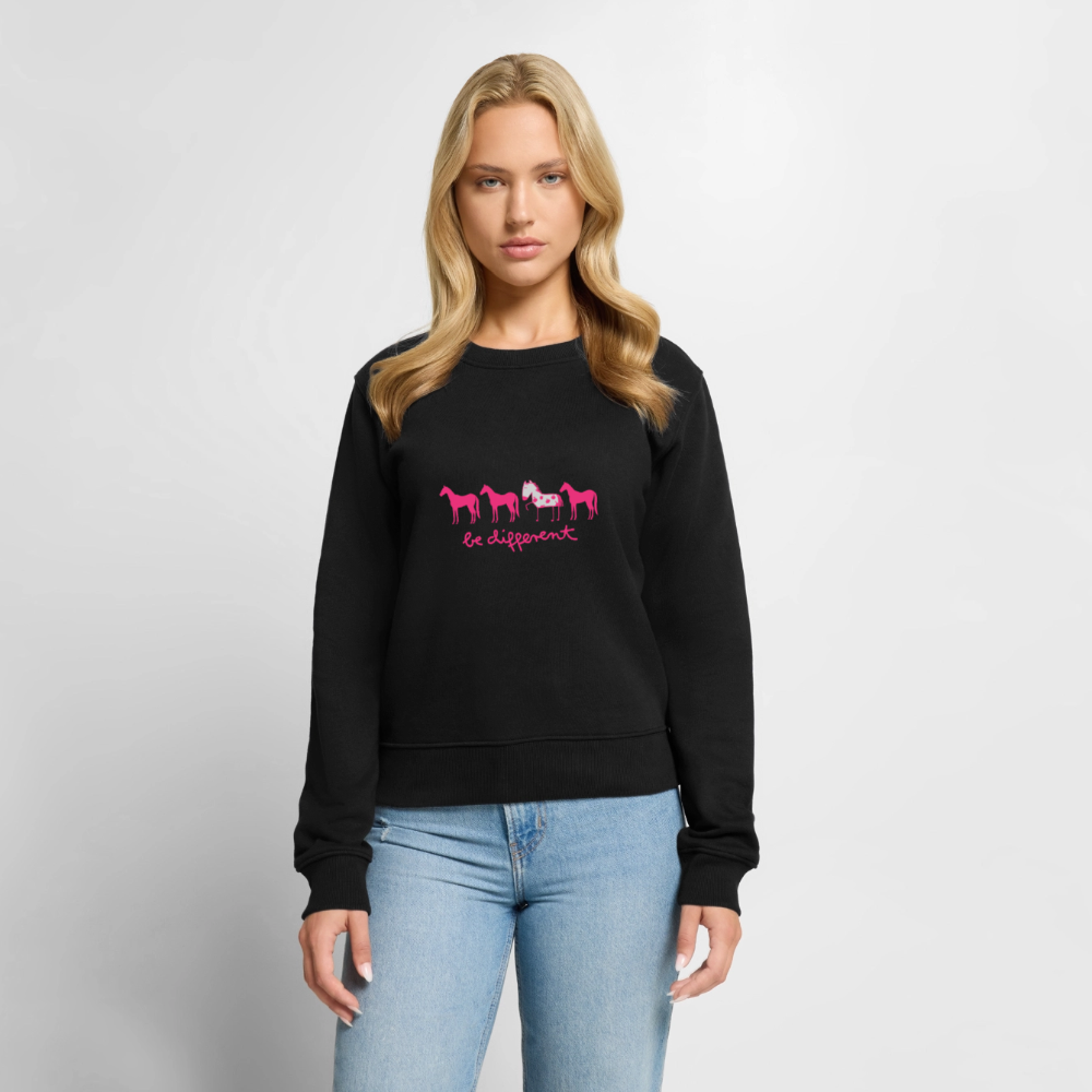 Frauen Premium Pullover - Schwarz