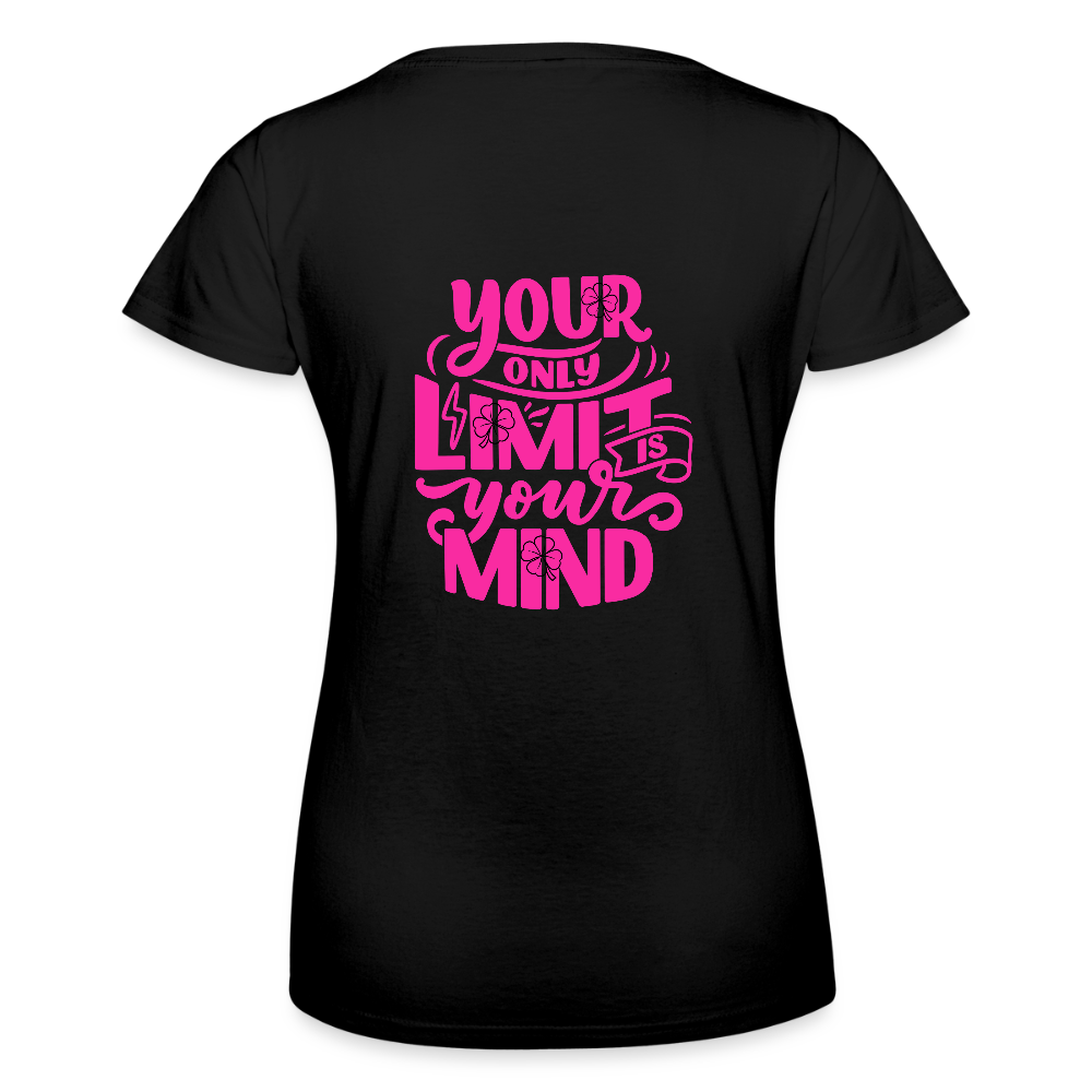 Frauen-T-Shirt von Fruit of the Loom - Schwarz