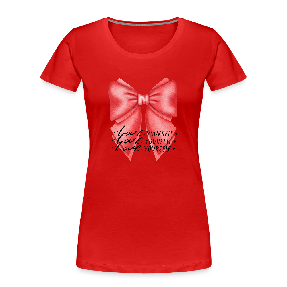 Frauen Premium Bio T-Shirt - Rot