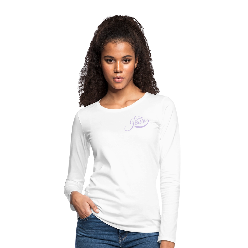Frauen Premium Langarmshirt - Weiß