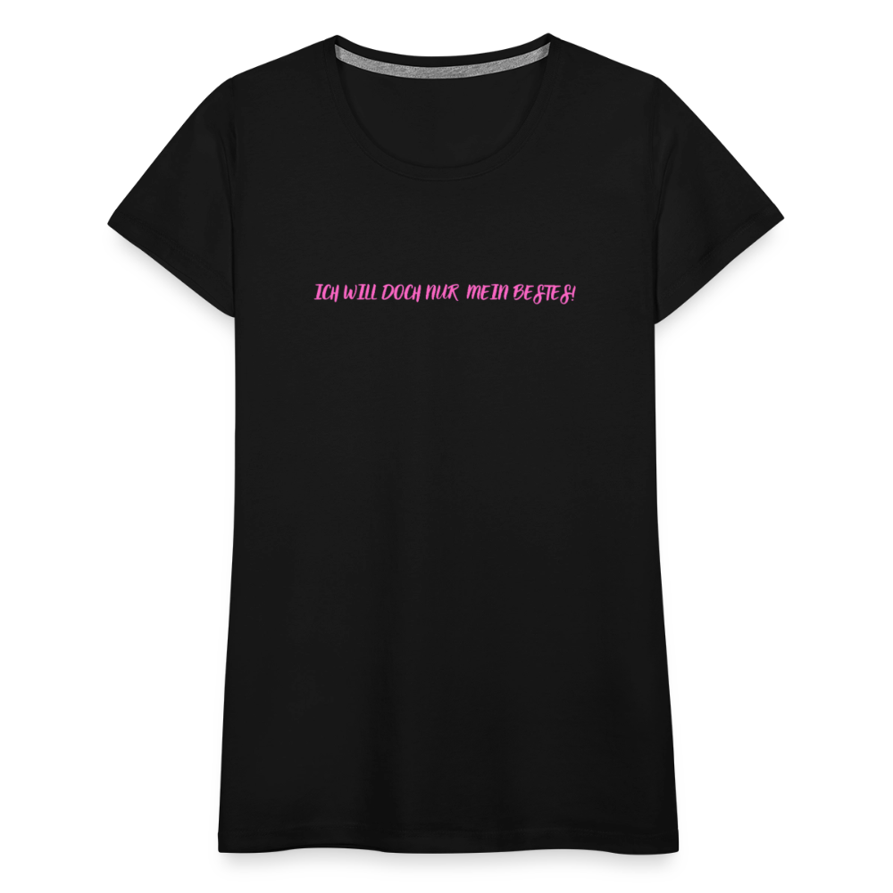 Frauen Premium T-Shirt - Schwarz