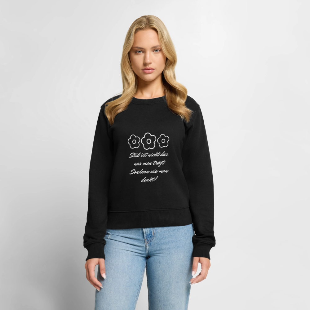 Frauen Premium Pullover - Schwarz