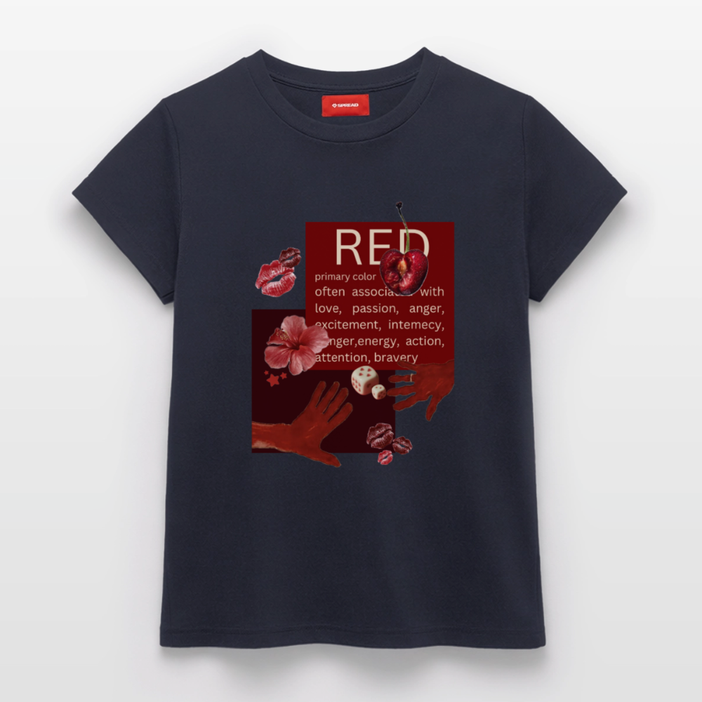 Frauen Supima Cotton T-Shirt - Navy