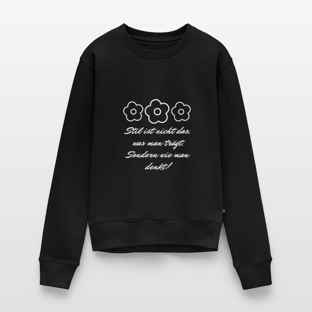 Frauen Premium Pullover - Schwarz