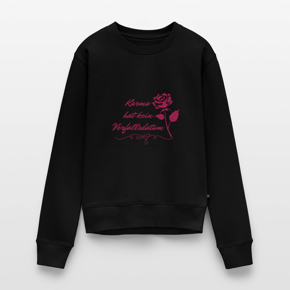 Frauen Premium Pullover - Schwarz