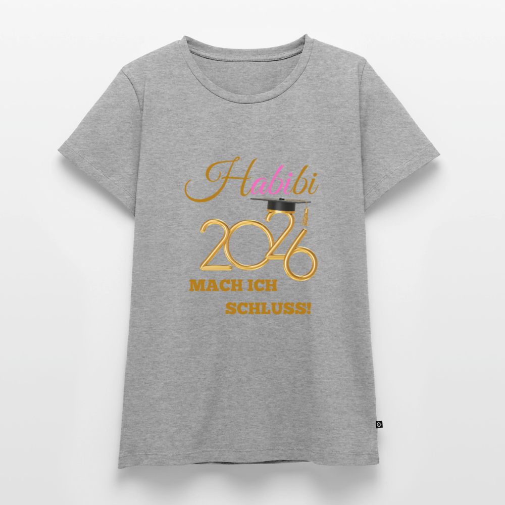 Frauen Premium T-Shirt - Grau meliert