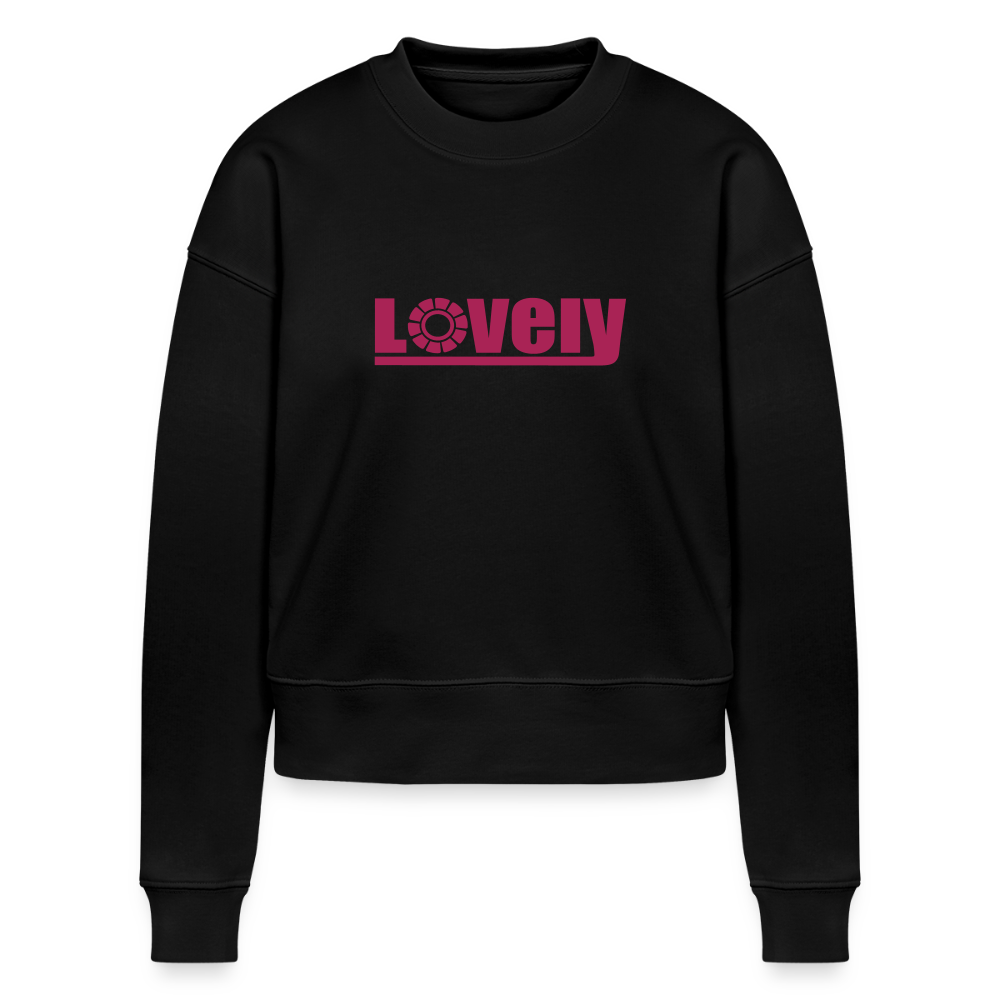 Stanley/Stella Cropped Frauen Bio-Sweatshirt CROPSTER - Schwarz
