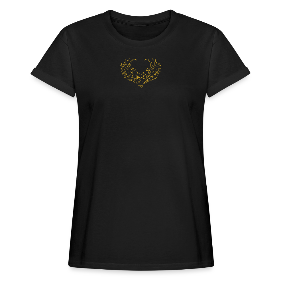 Frauen Oversize T-Shirt - Schwarz