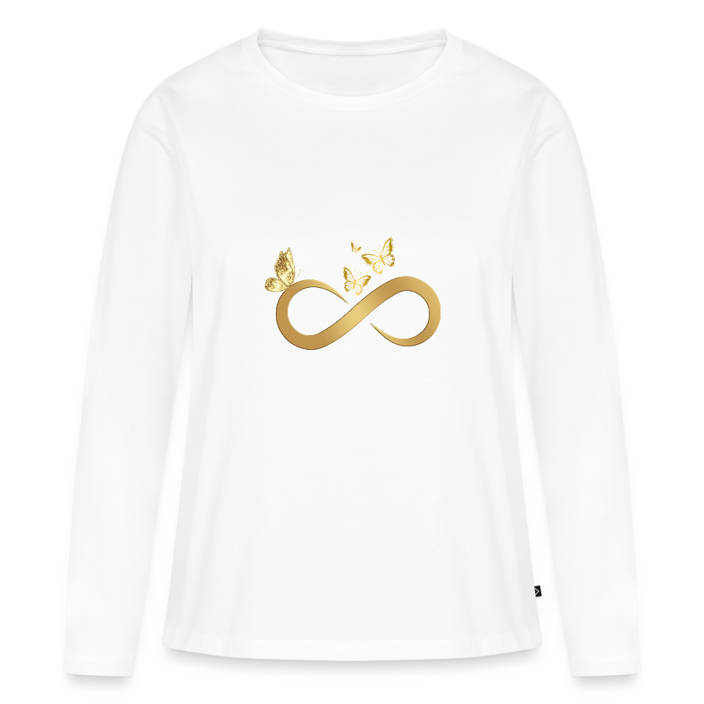Frauen Premium Langarmshirt - Weiß
