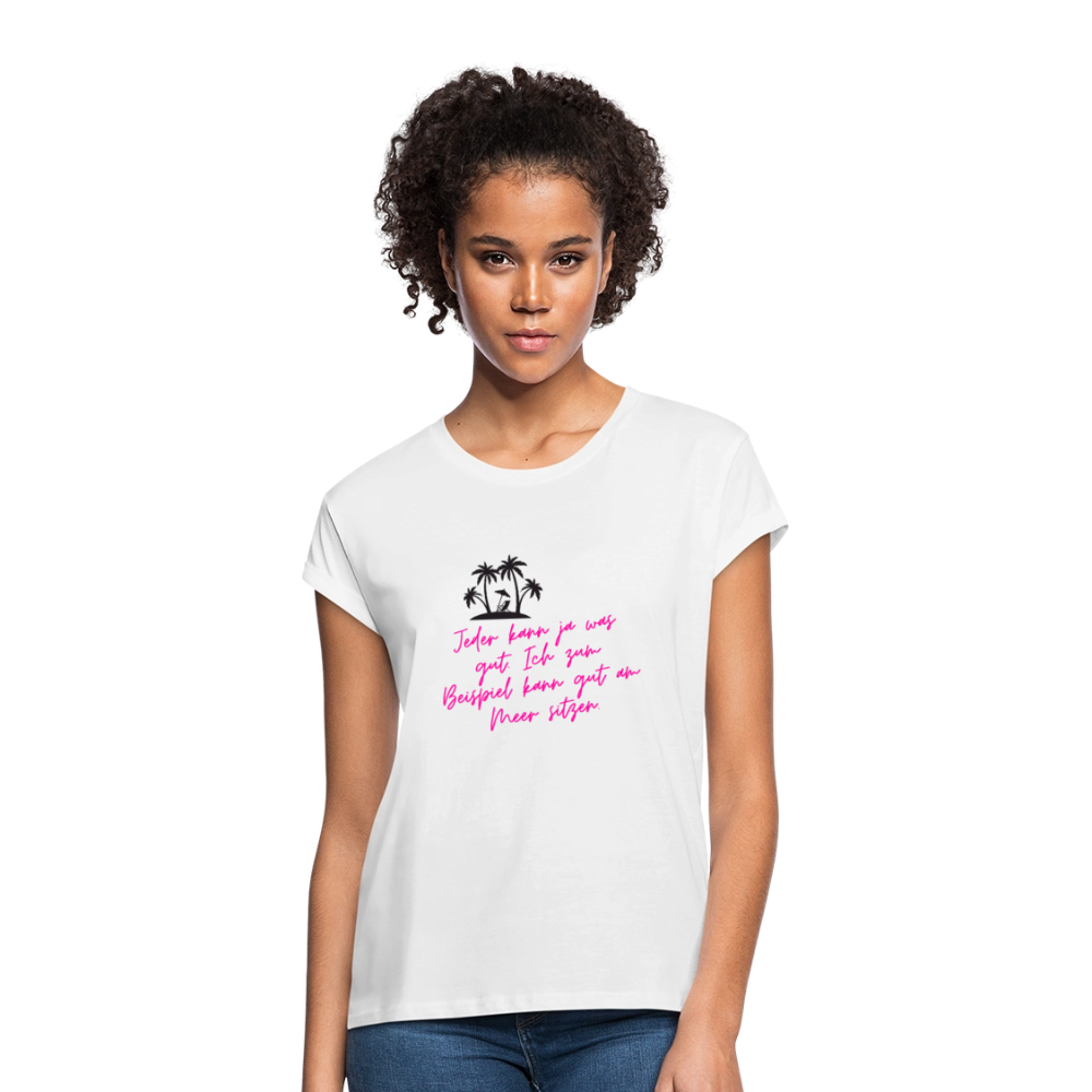 Frauen Oversize T-Shirt - Weiß
