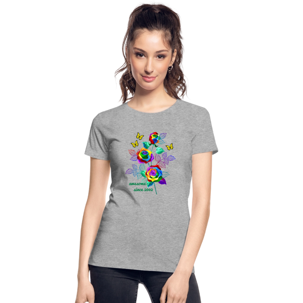 Frauen Premium T-Shirt - Grau meliert