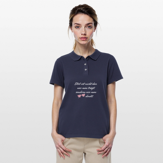 Frauen Polo Shirt - Navy