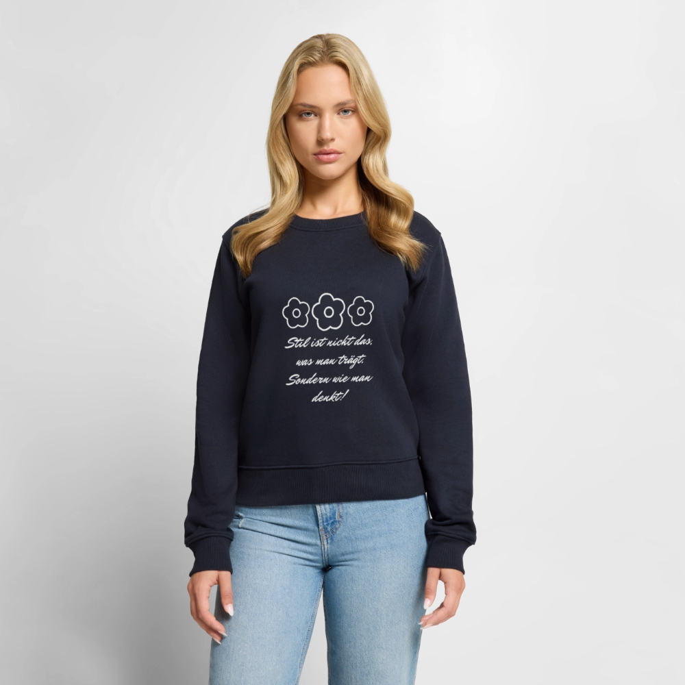 Frauen Premium Pullover - Navy