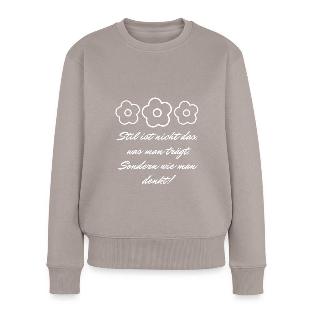 Frauen Premium Pullover - Taupe