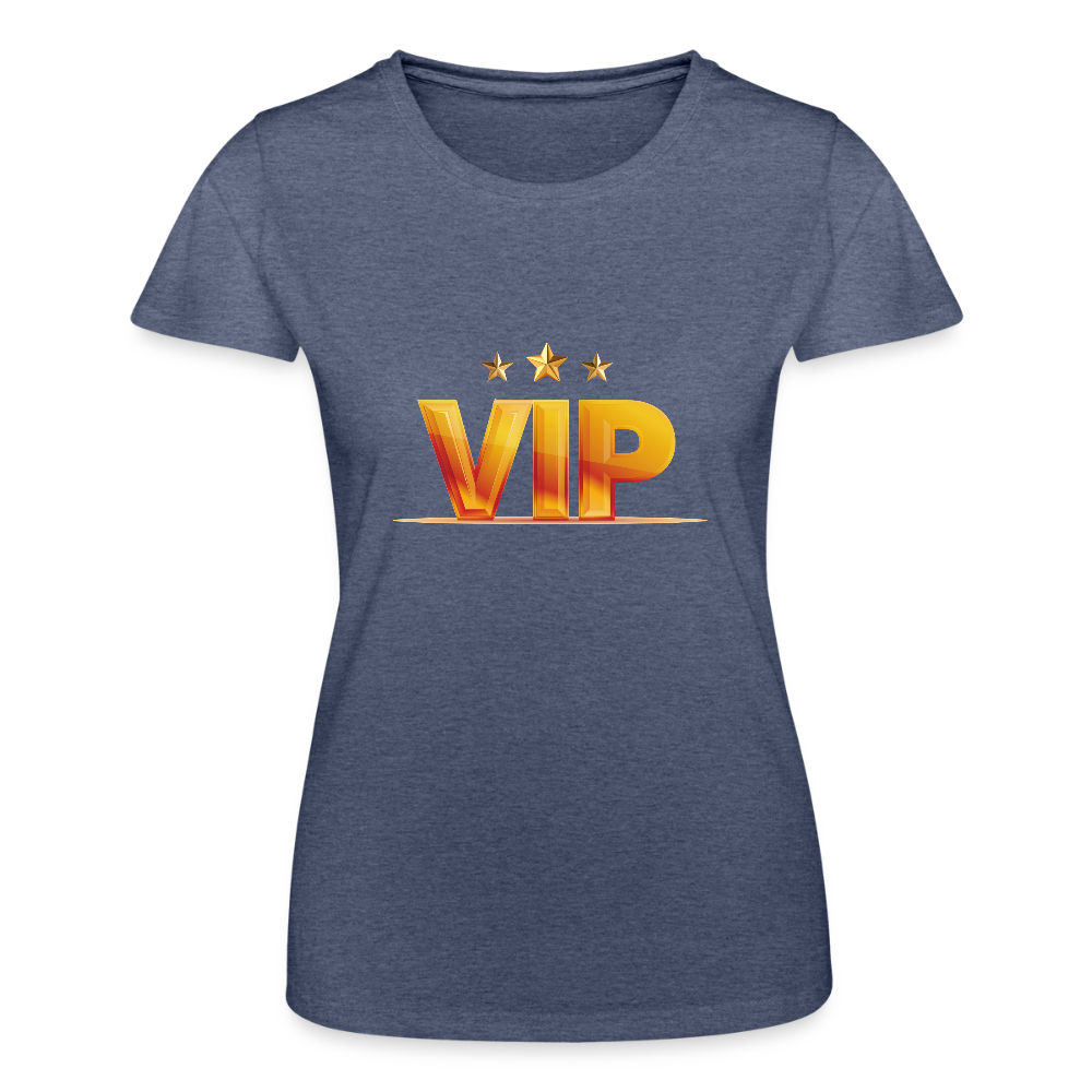 Frauen-T-Shirt von Fruit of the Loom - Navy meliert