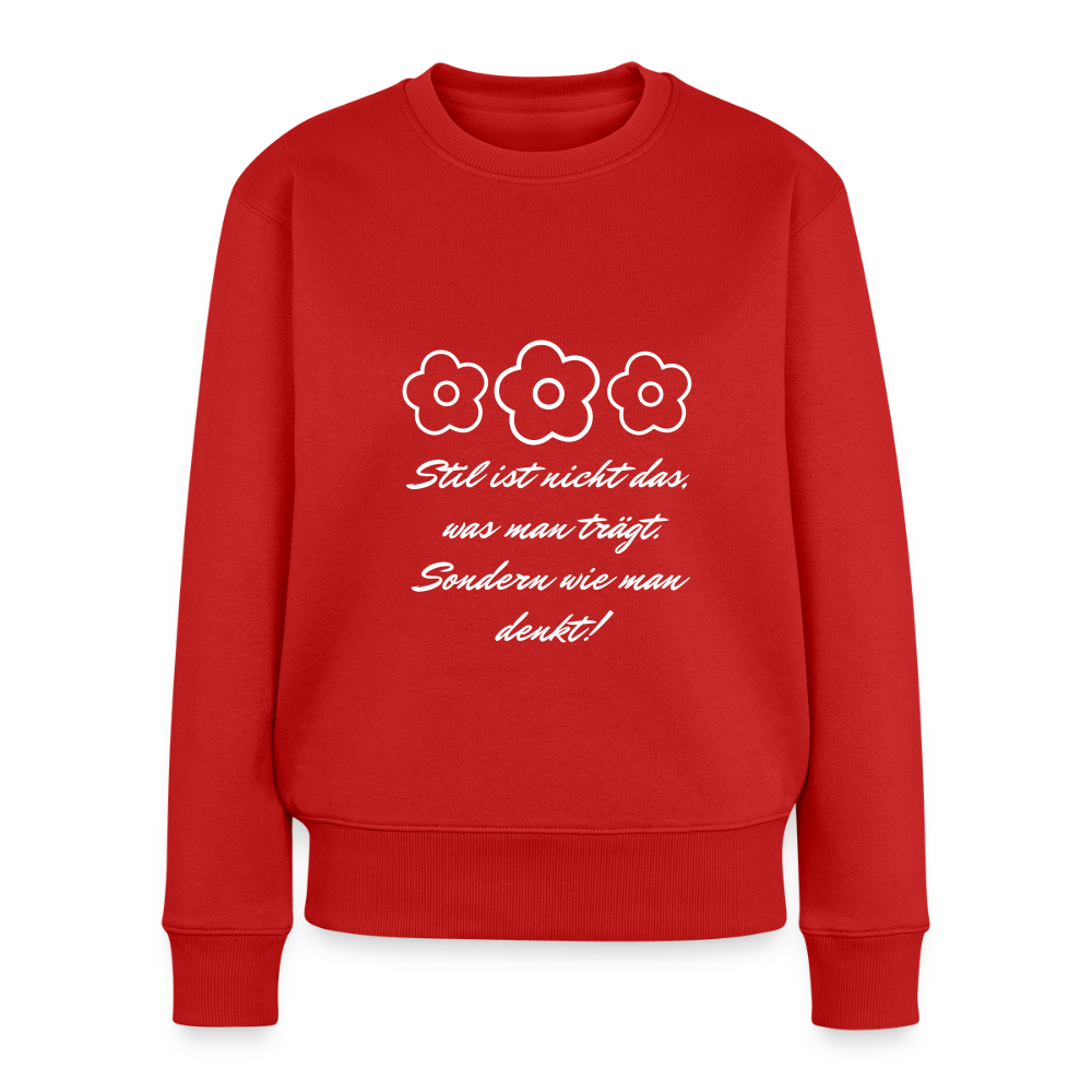 Frauen Premium Pullover - Rot