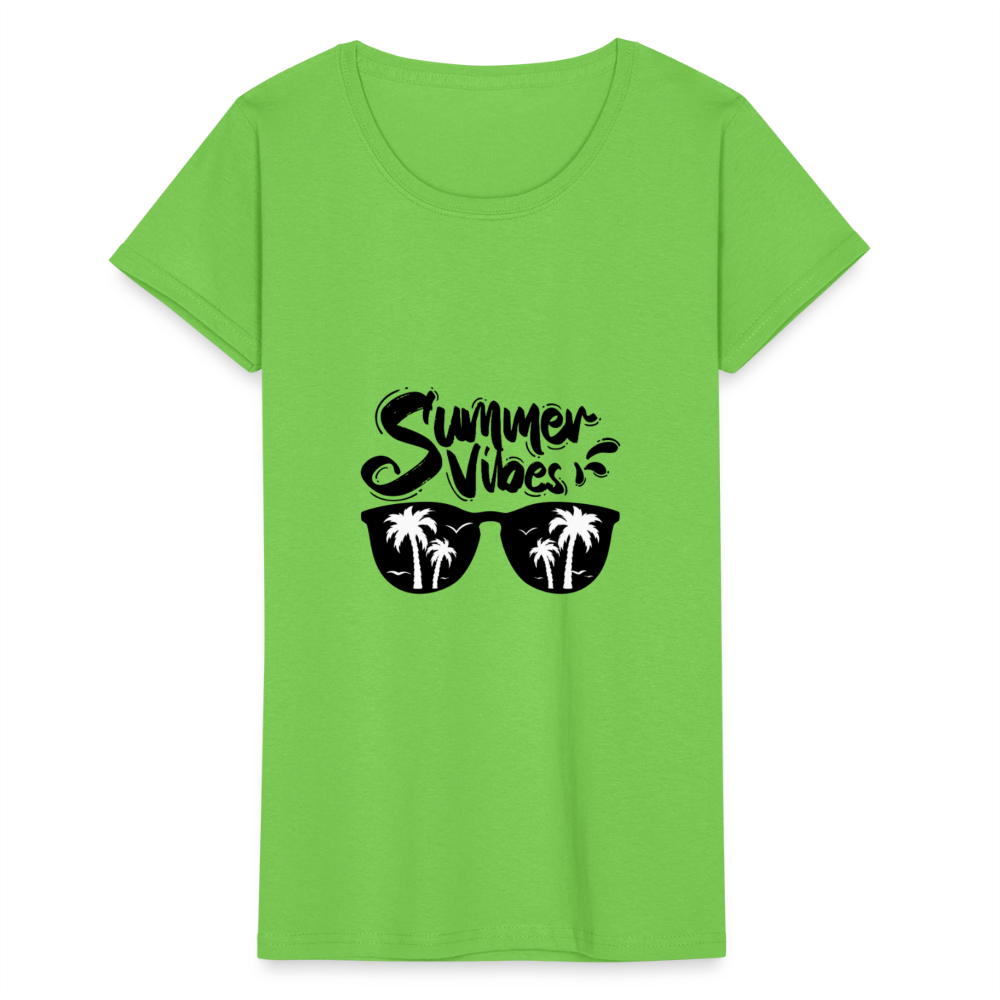 Frauen-T-Shirt von Fruit of the Loom - Hellgrün