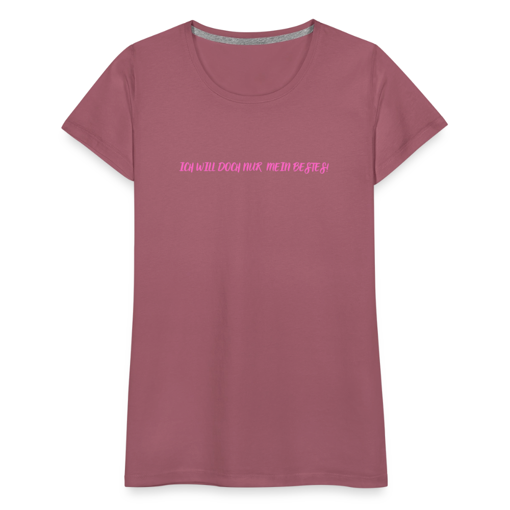Frauen Premium T-Shirt - Malve