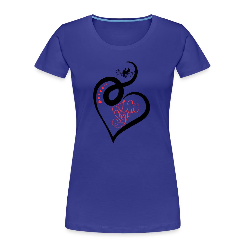 Frauen Premium Bio T-Shirt - Königsblau