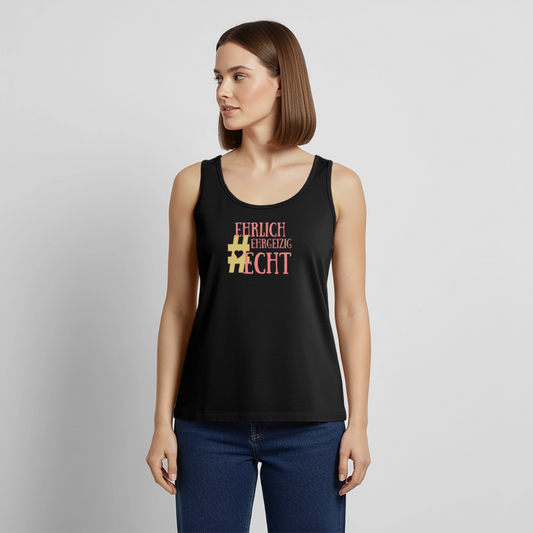 Frauen Premium Tank Top - Schwarz
