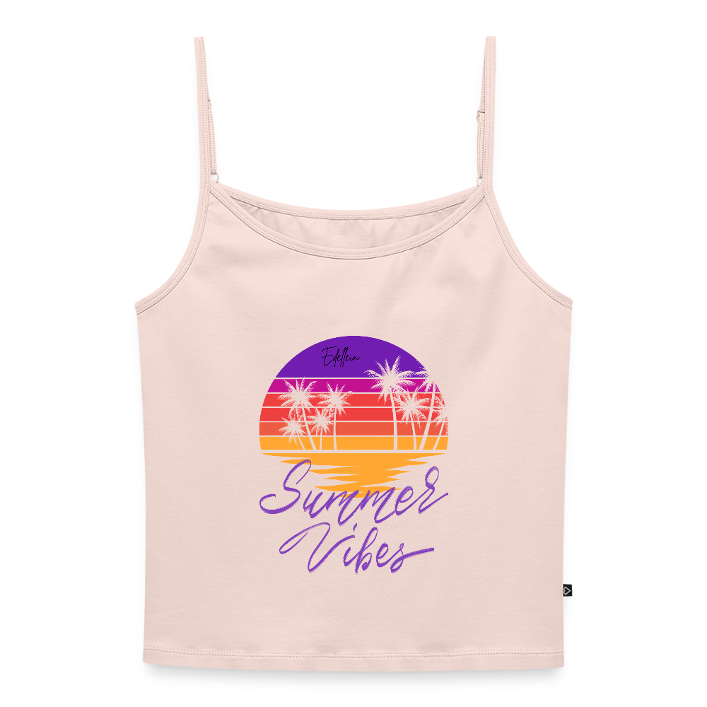 Frauen Spaghetti Tank Top - Puderrosa