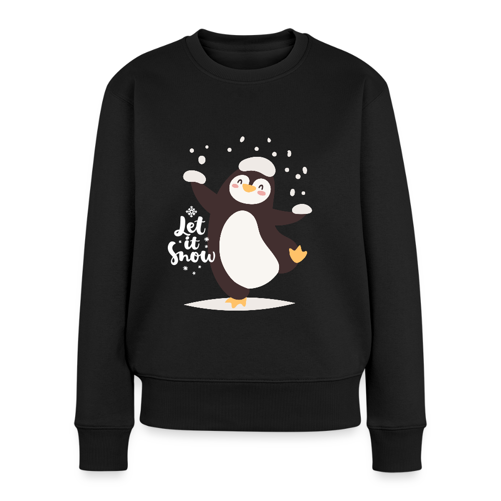 Frauen Premium Pullover - Schwarz