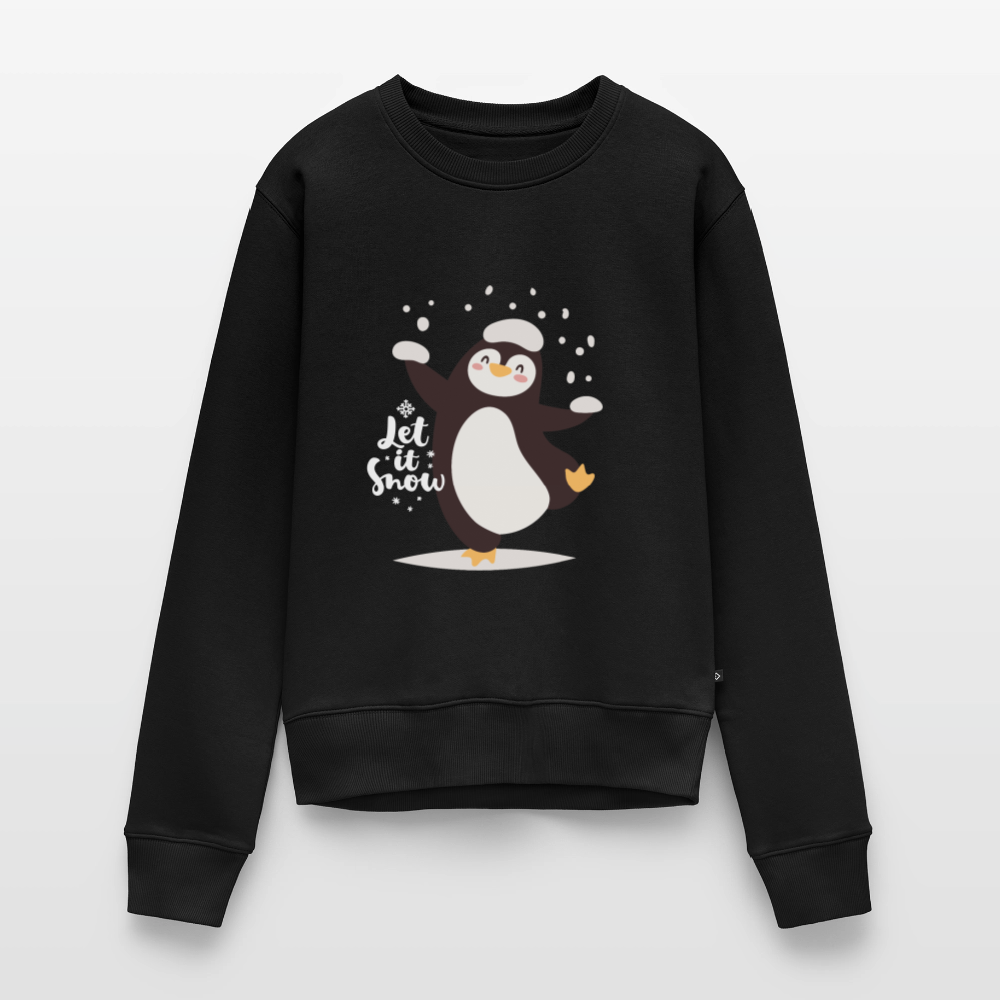 Frauen Premium Pullover - Schwarz