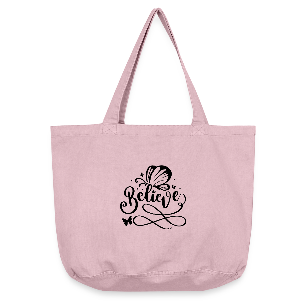 Vintage-Washed Shopper - Vintage Rosa