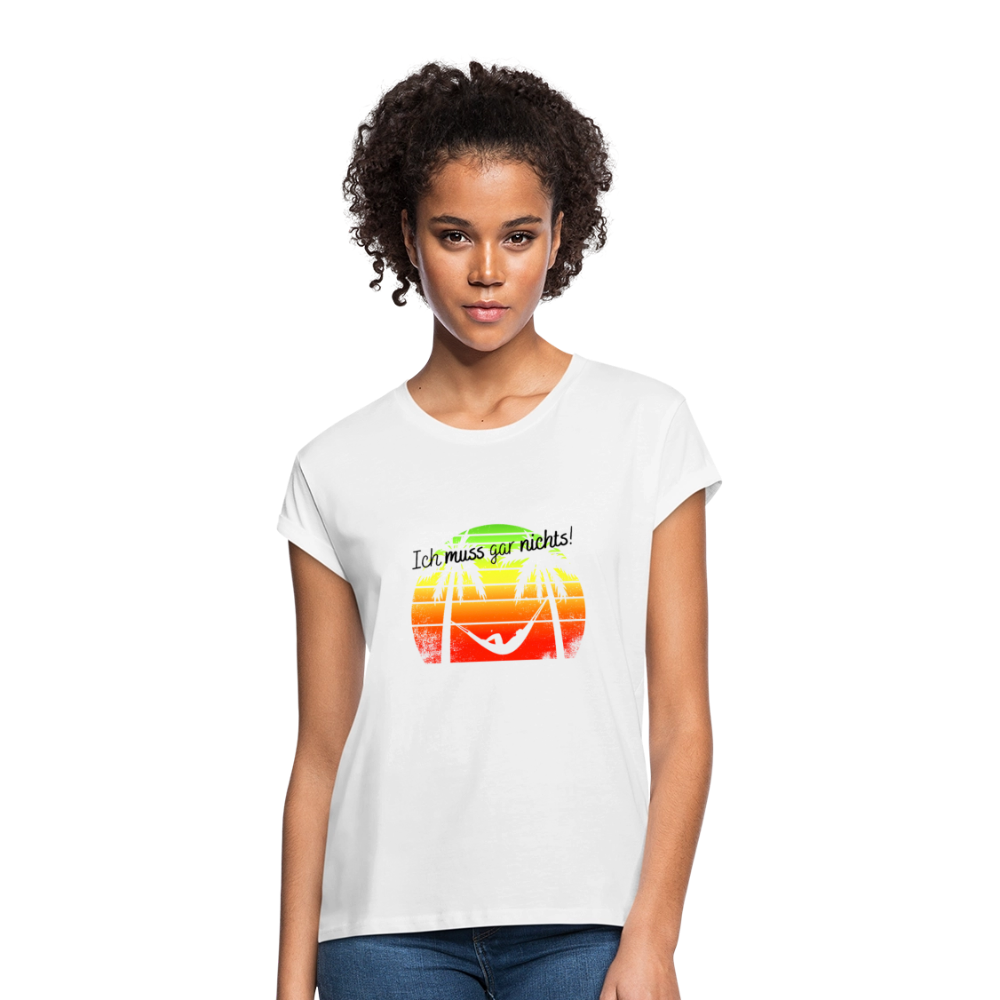 Frauen Oversize T-Shirt - Weiß