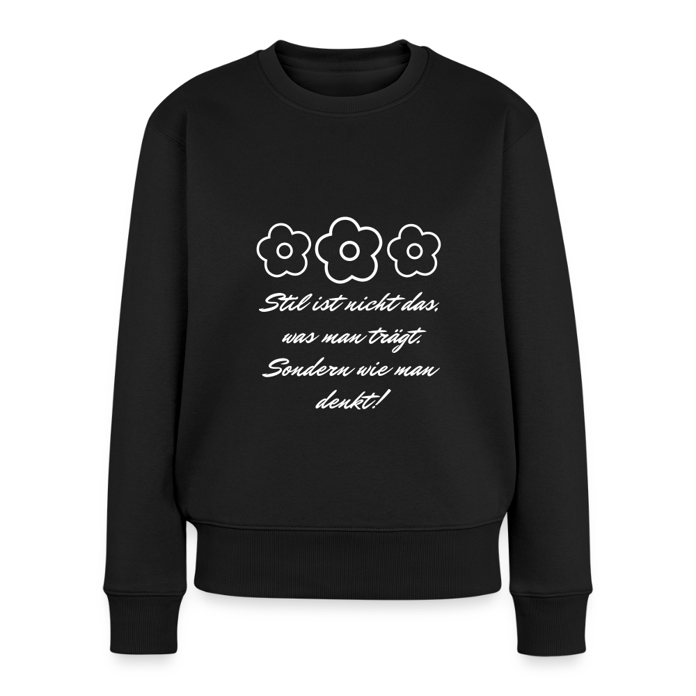 Frauen Premium Pullover - Schwarz