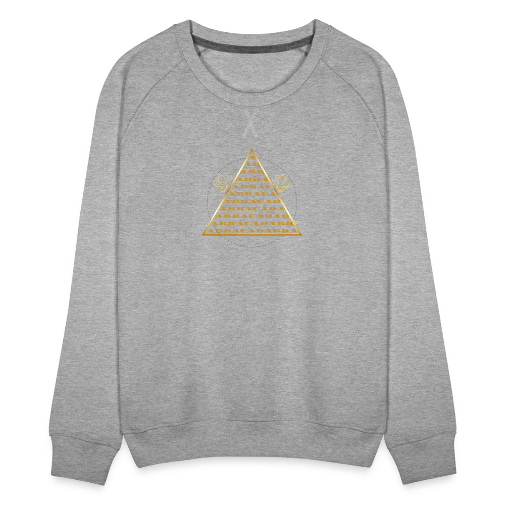 Frauen Premium Pullover - Grau meliert