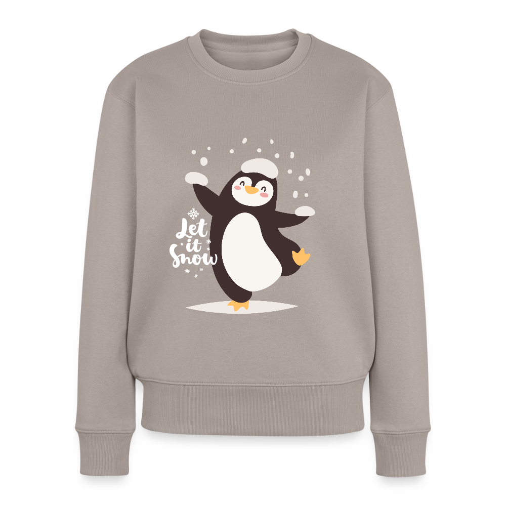 Frauen Premium Pullover - Taupe