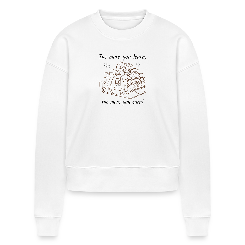 Stanley/Stella Cropped Frauen Bio-Sweatshirt CROPSTER - Weiß