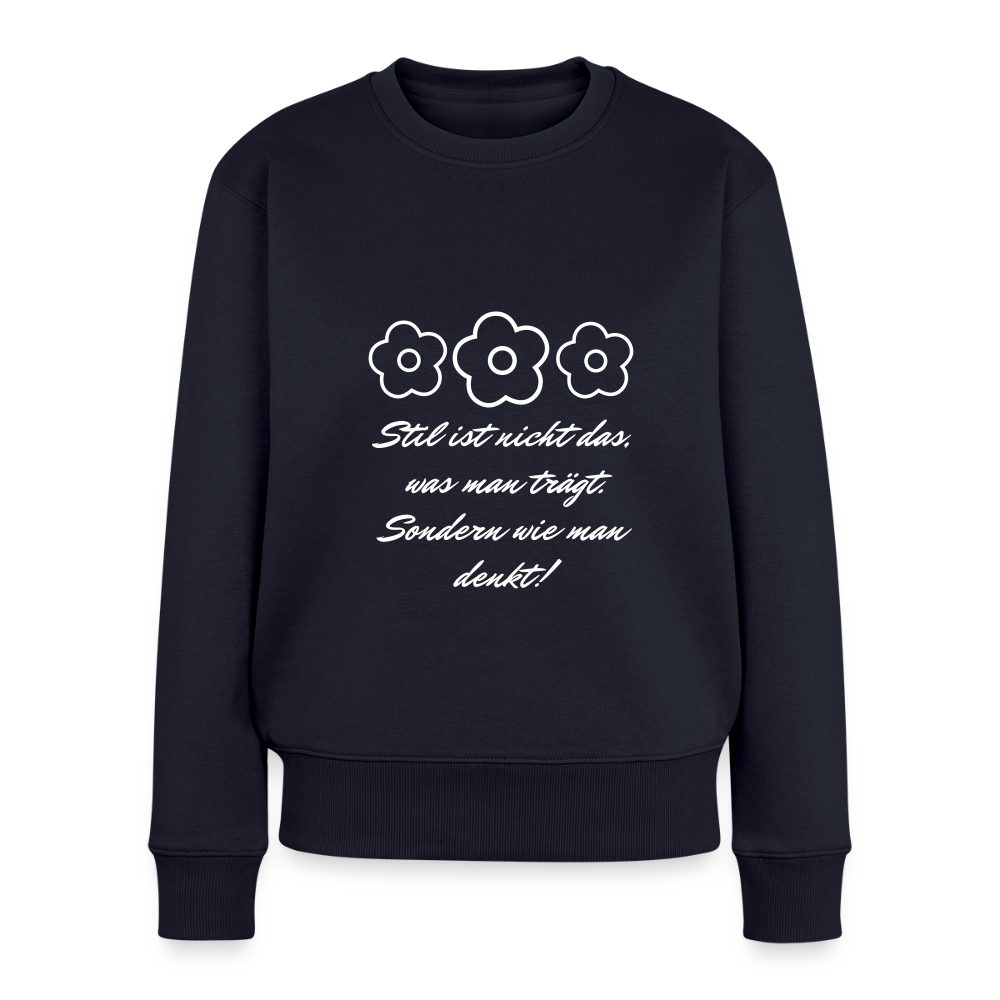 Frauen Premium Pullover - Navy