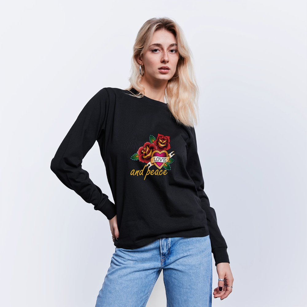 Stanley/Stella SHIFTS DRY Unisex Organic Longsleeve Shirt - Schwarz