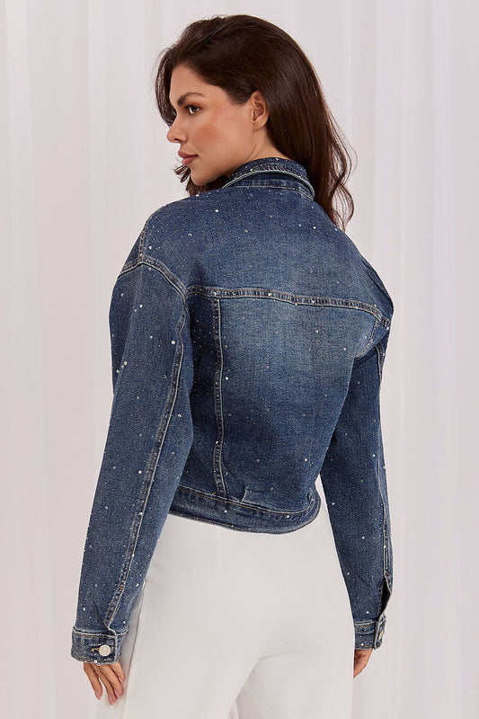 Jeansjacke model 230177 Italy Moda