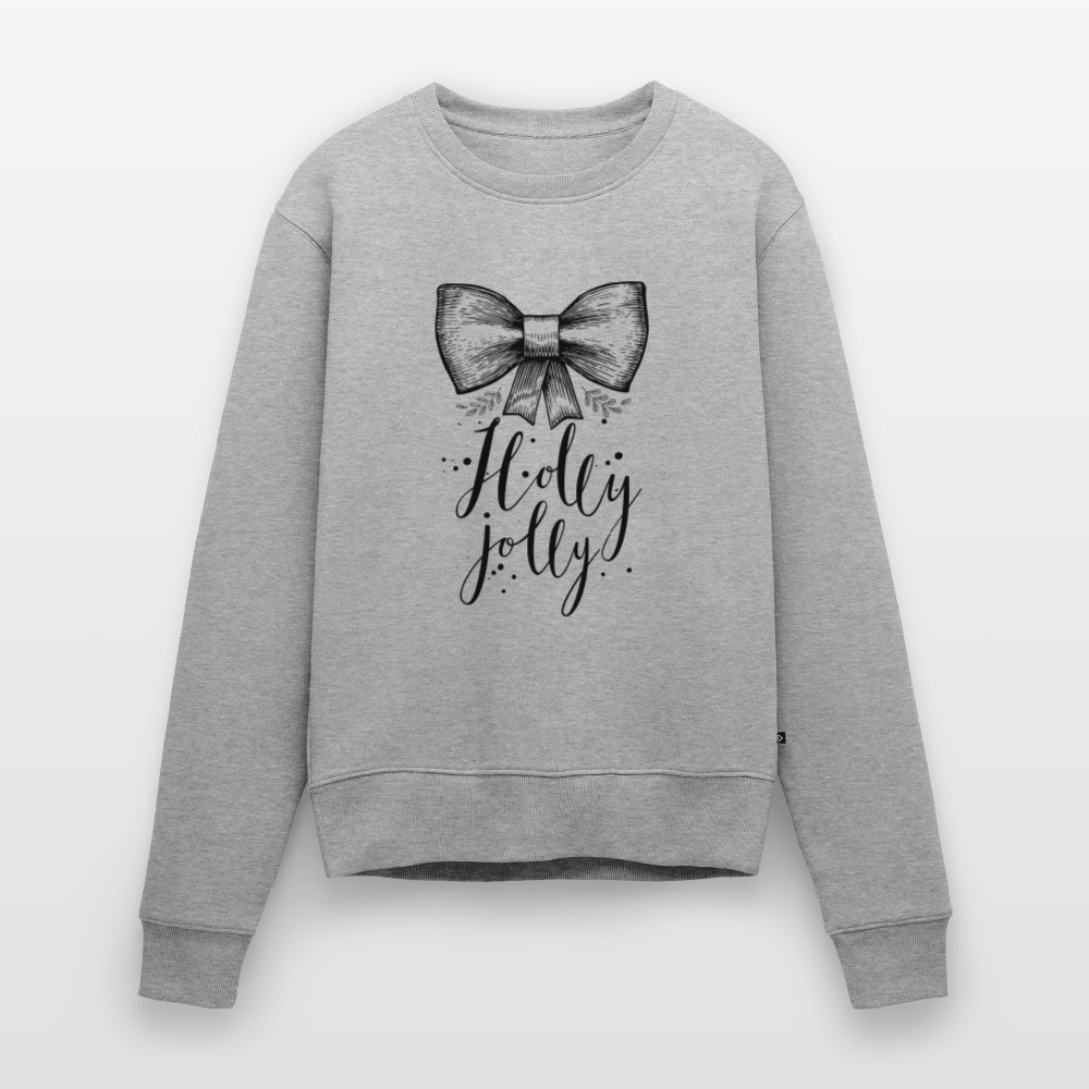 Frauen Premium Pullover - Grau meliert