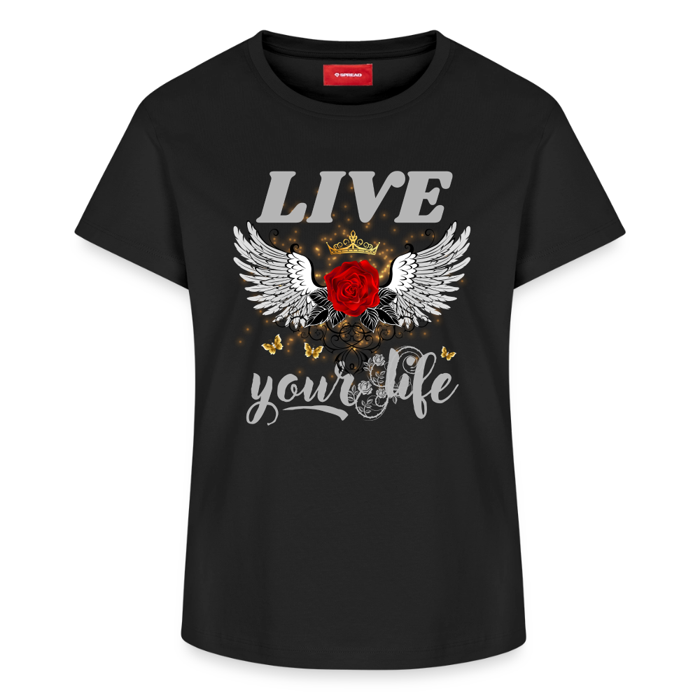 Frauen Supima Cotton T-Shirt - Schwarz
