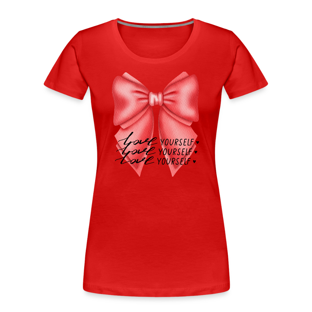 Frauen Premium Bio T-Shirt - Rot