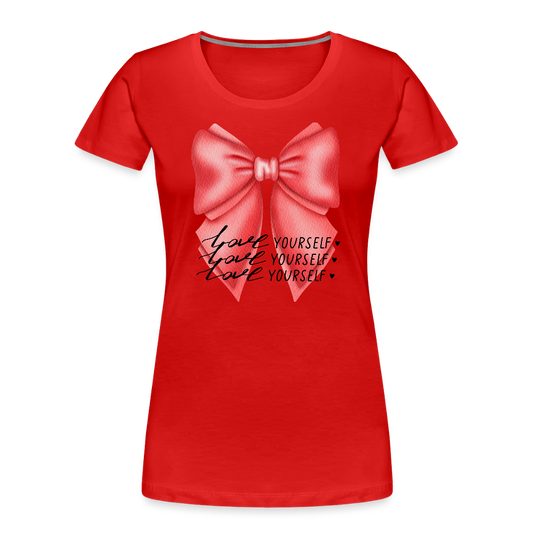 Frauen Premium Bio T-Shirt - Rot