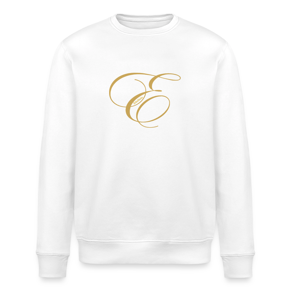Unisex Bio-Sweatshirt ROLLER - Weiß