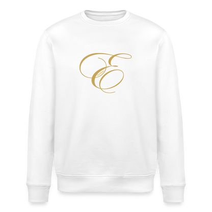Unisex Bio-Sweatshirt ROLLER - Weiß