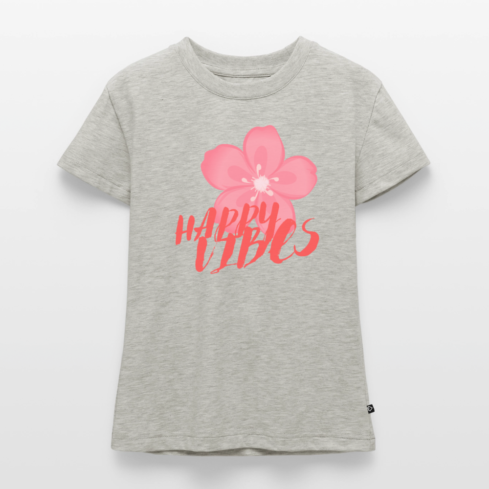 SLIM FIT Frauen Organic T-Shirt - Grau meliert