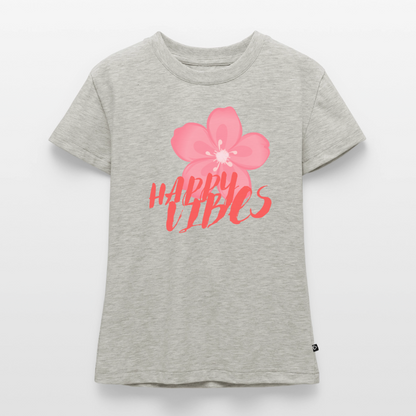 SLIM FIT Frauen Organic T-Shirt - Grau meliert