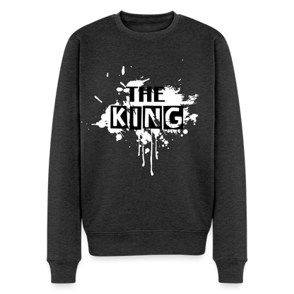 Männer Premium Pullover - Anthrazit meliert