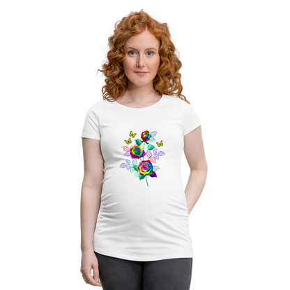 Frauen Schwangerschafts-T-Shirt - Weiß