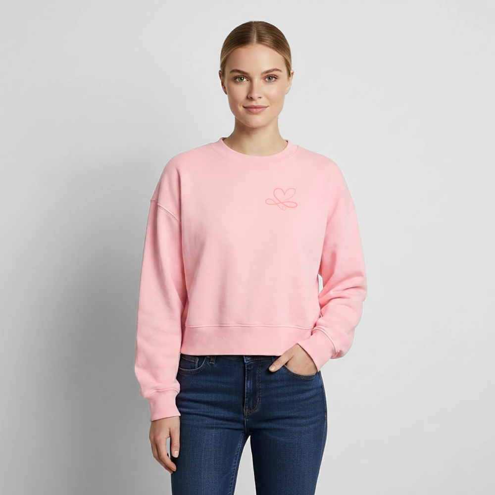 Relaxed Frauen Organic Sweatshirt - Rosa